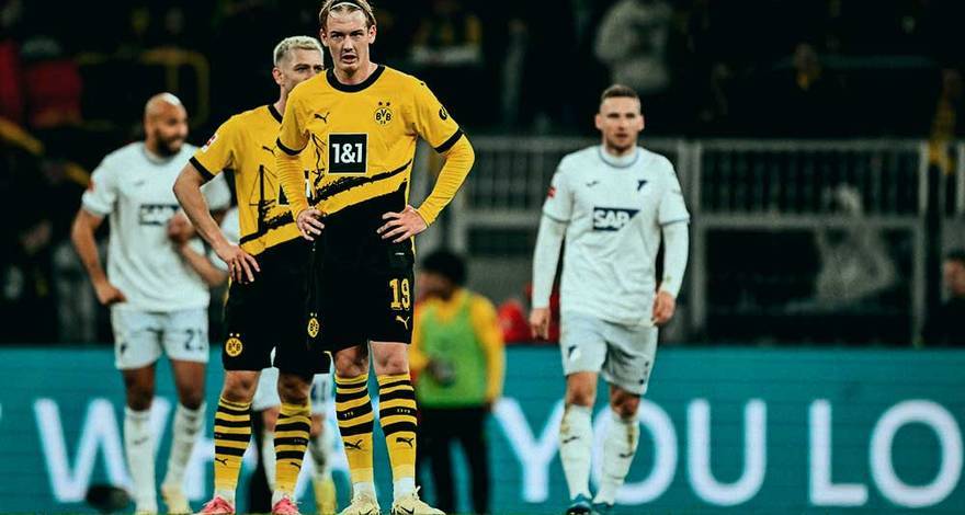 Бундеслига (23-й тур): «Боруссия» Дортмунд — «Хоффенхайм». Первое поражение черно-желтых в 2024 году.