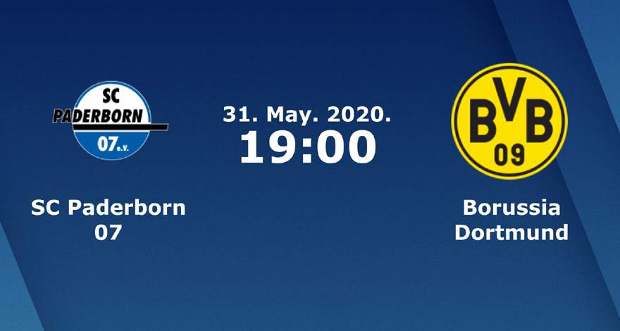 Бундеслига (29 тур): «Падерборн» Падерборн — «Боруссия» Дортмунд. 31.05.2020. Перед матчем.