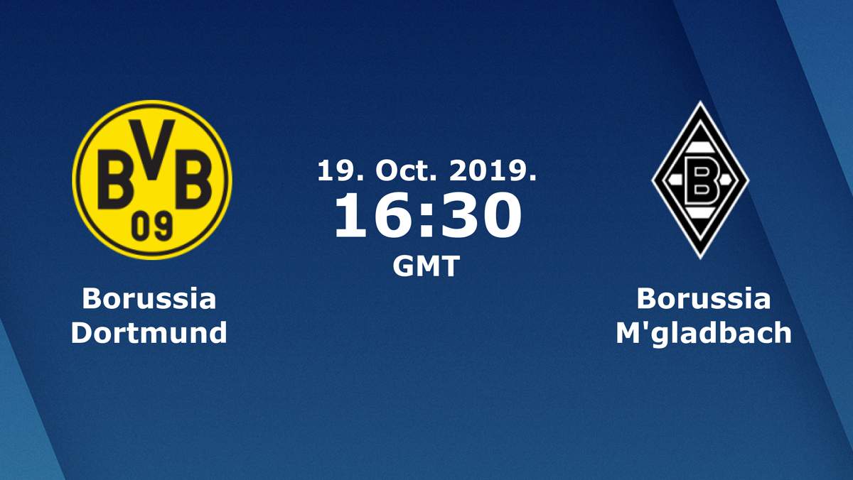 Бундеслига (8 тур): «Боруссия» Дортмунд — «Боруссия» Менхенгладбах. 19.10.2019. Перед матчем.