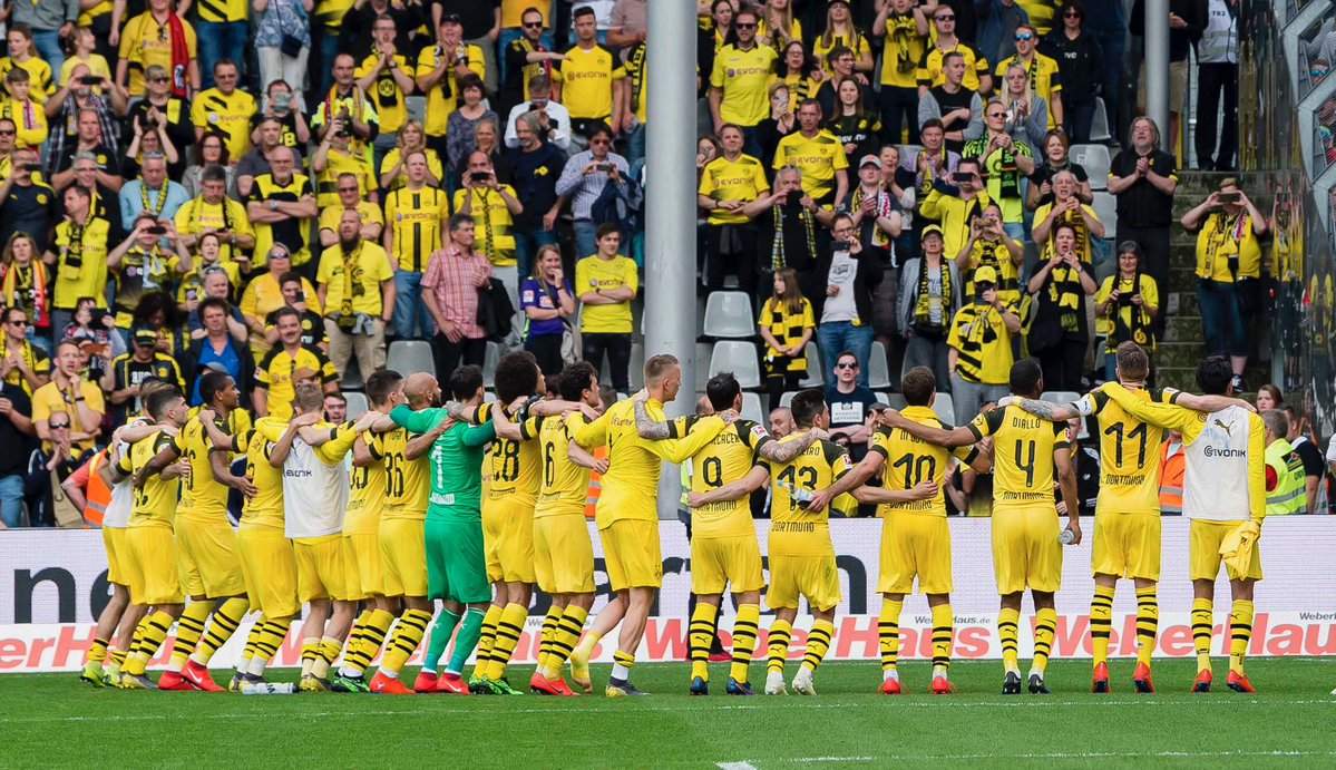 «Фрайбург» — «Боруссия» Дортмунд. 21.04.2019. После матча.