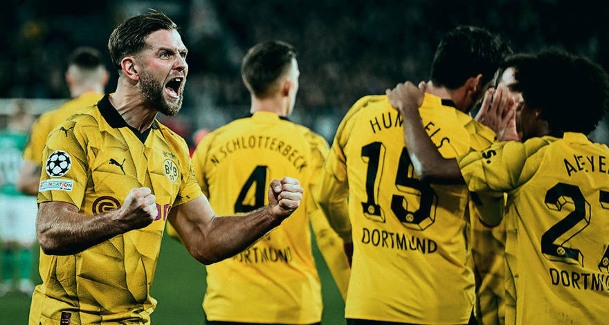 Лига Чемпионов (4-й тур): «Боруссия» Дортмунд — «Ньюкасл». Черно-желтые выходят на 1-е место в группе.